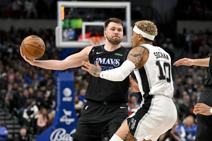 Luka Doncic, Dallas Mavericks, San Antonio Spurs